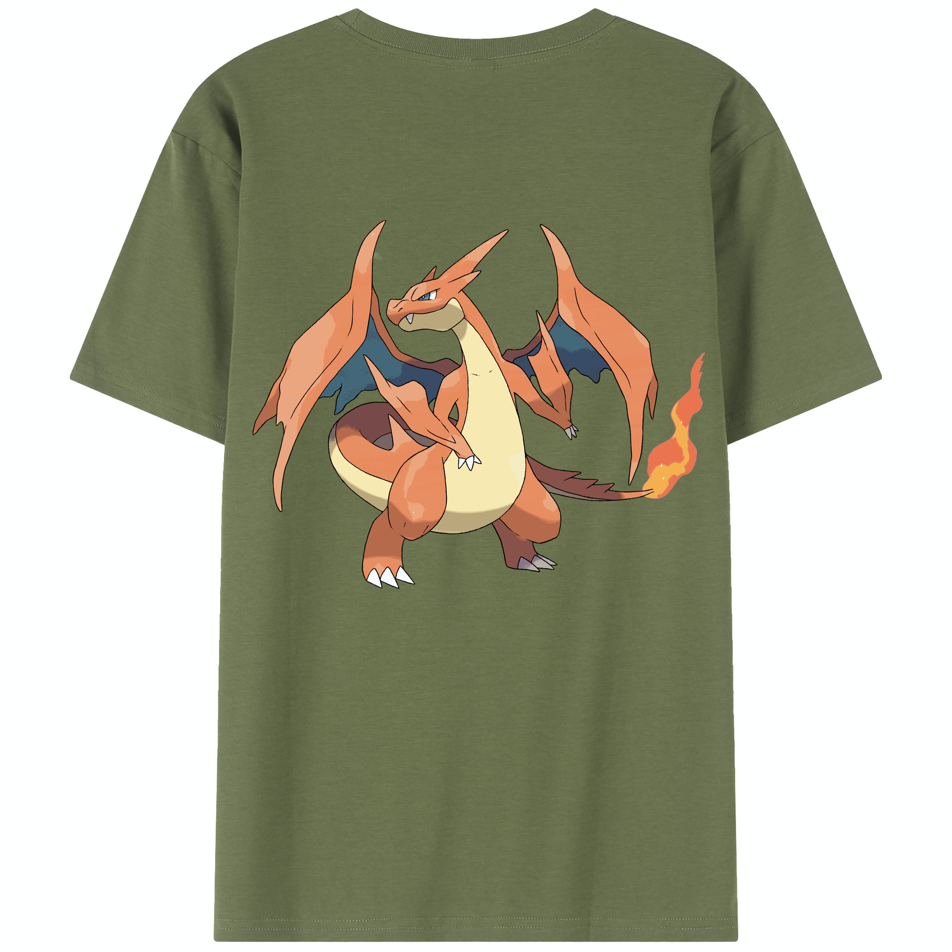（画像用） ポケットモンスター Pokémon 綿100％半袖Tシャツ（背面プリント）